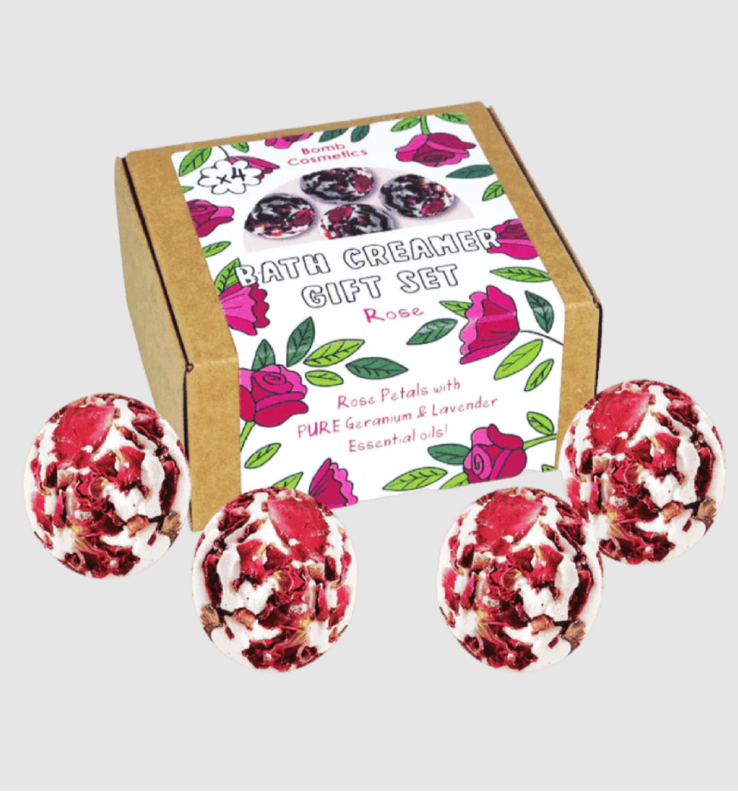 Rose Bath Creamer Gift Set 4