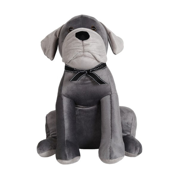 Dog Door Stop Grey