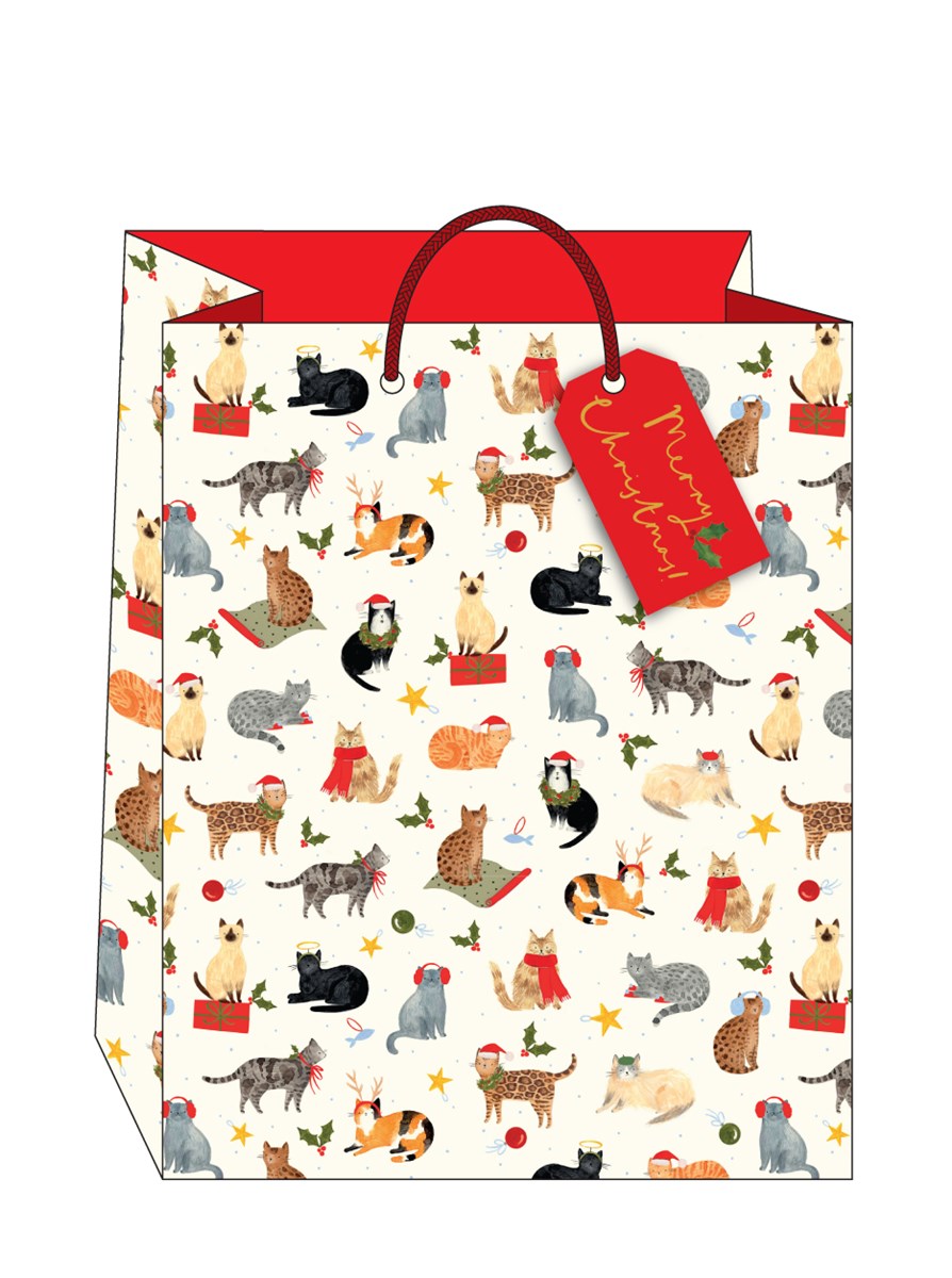 Santa Paws Gift Bag L