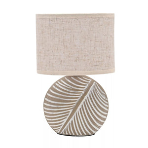Natural Circle Leaf Lamp