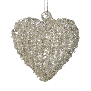 Glass Hanging Heart
