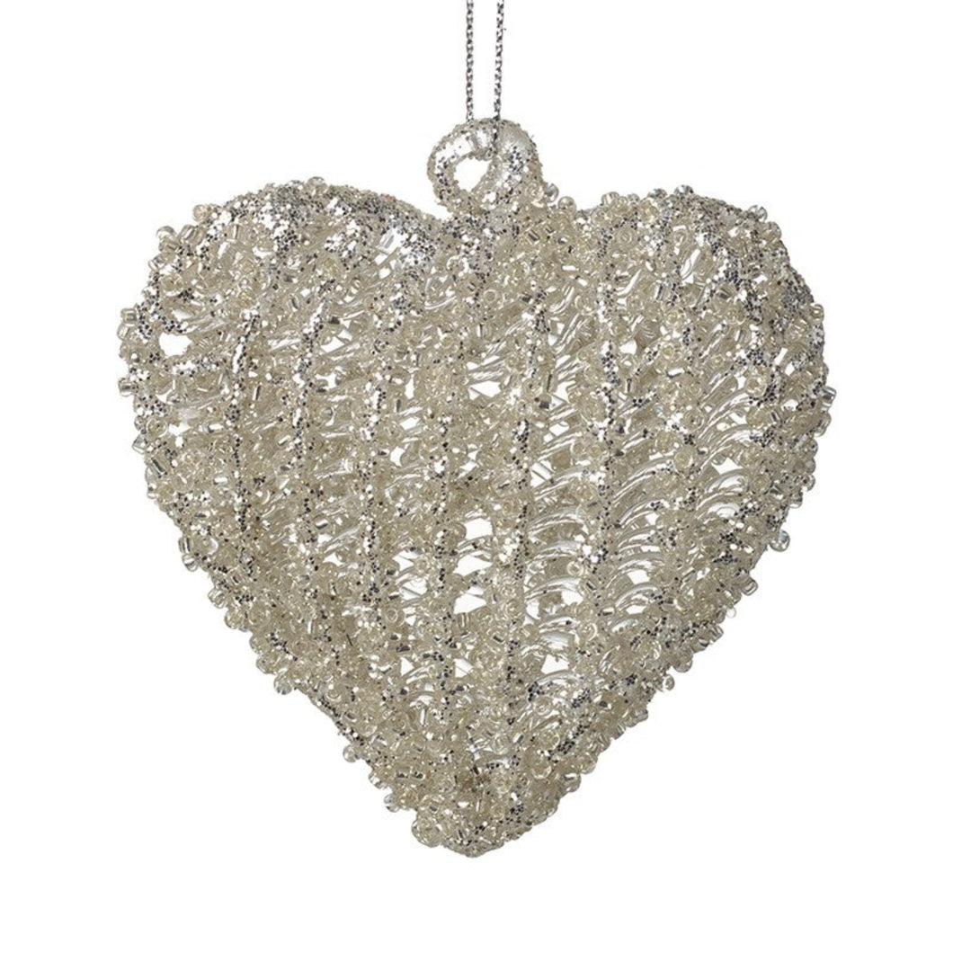 Glass Hanging Heart