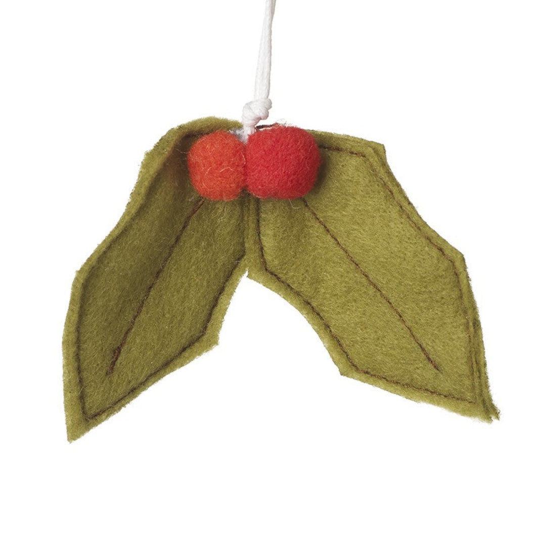 Felt Holly Hanger