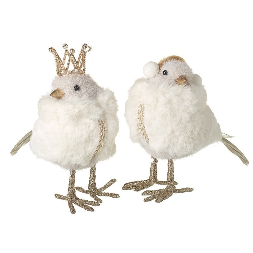 Standing Birds with Gold Feet Mix