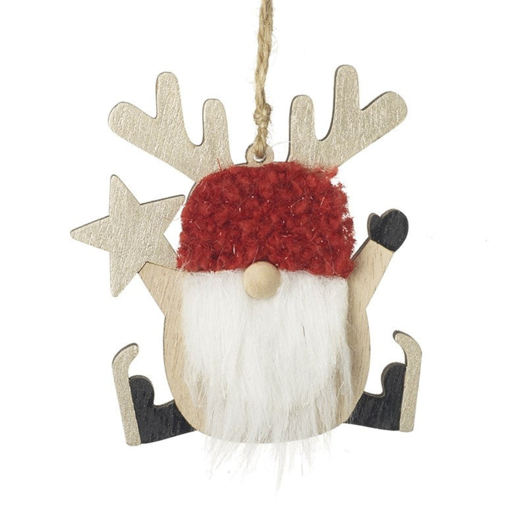 Wooden Hanging Ice Skating Gonk