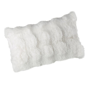 White Rectangle Cushion