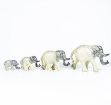 Load image into Gallery viewer, Brushed Silver Walking Elephant Small
