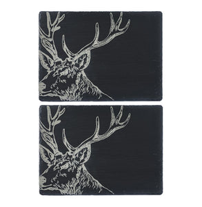 Stag Slate Place Mats Set of 2