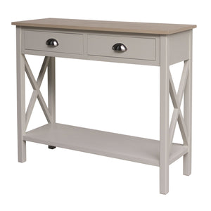 Linen Console Table 90cm ** IN STORE ONLY**