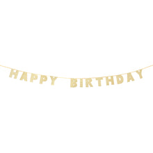 Load image into Gallery viewer, Luxe Gold Happy Birthday Garland
