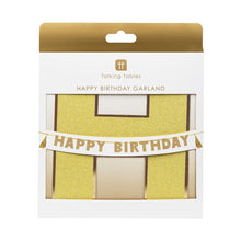 Load image into Gallery viewer, Luxe Gold Happy Birthday Garland
