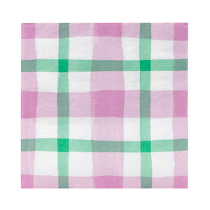 Mellow Lilac/Green Napkins