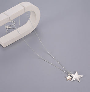 2 Star Long Necklace
