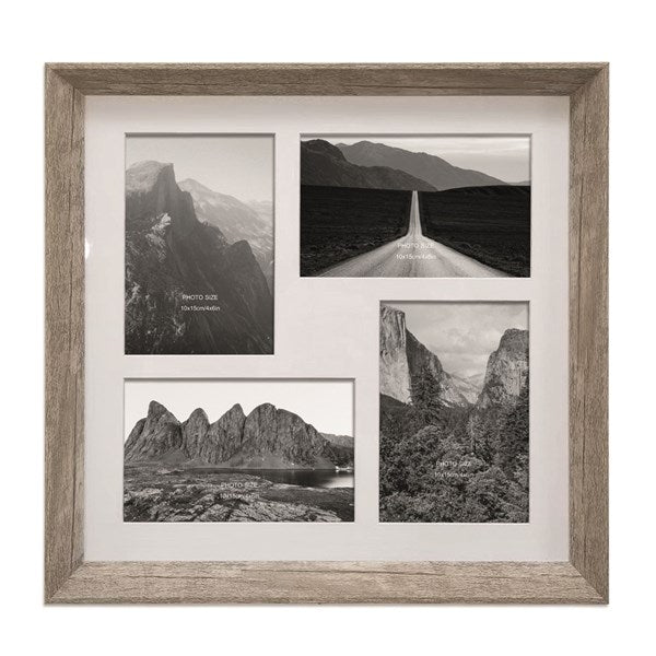 Natural Photo Frame Quad