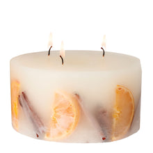 Load image into Gallery viewer, Cinnamon &amp; Orange 3 Wick Pillar Candle
