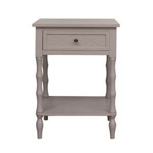 Pebble Grey 1 Drawer Table