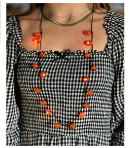 Pumpkin Light-Up Necklace