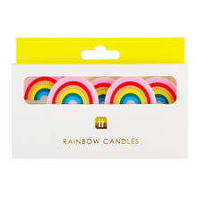 Load image into Gallery viewer, Rainbow Shaped Candles 5 PK
