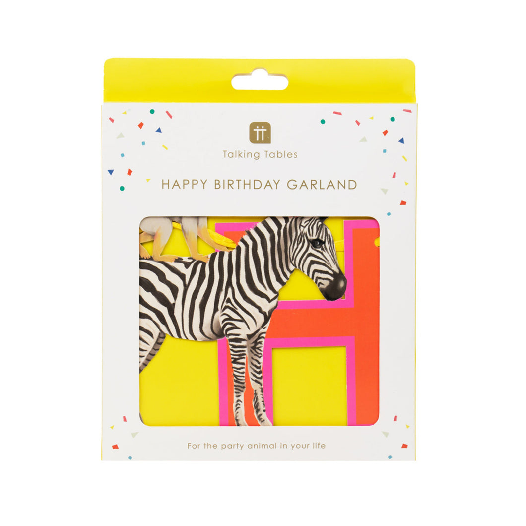 Safari Birthday Garland