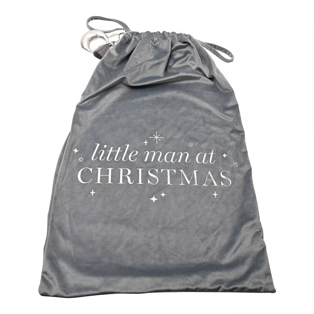 Bambino Baby Xmas Present Sack - LIttle Man