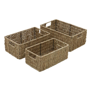 Seagrass Rectangular Storage Baskets