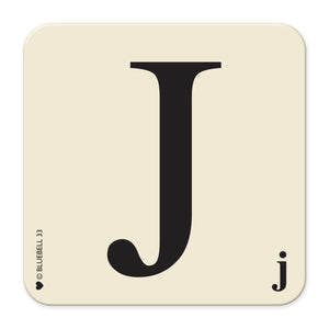 Alphabet Coaster - J