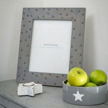Load image into Gallery viewer, Spotty Frame Wood Frame Grey &amp; White
