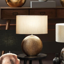 Load image into Gallery viewer, Bronze Dot Textured Lamp
