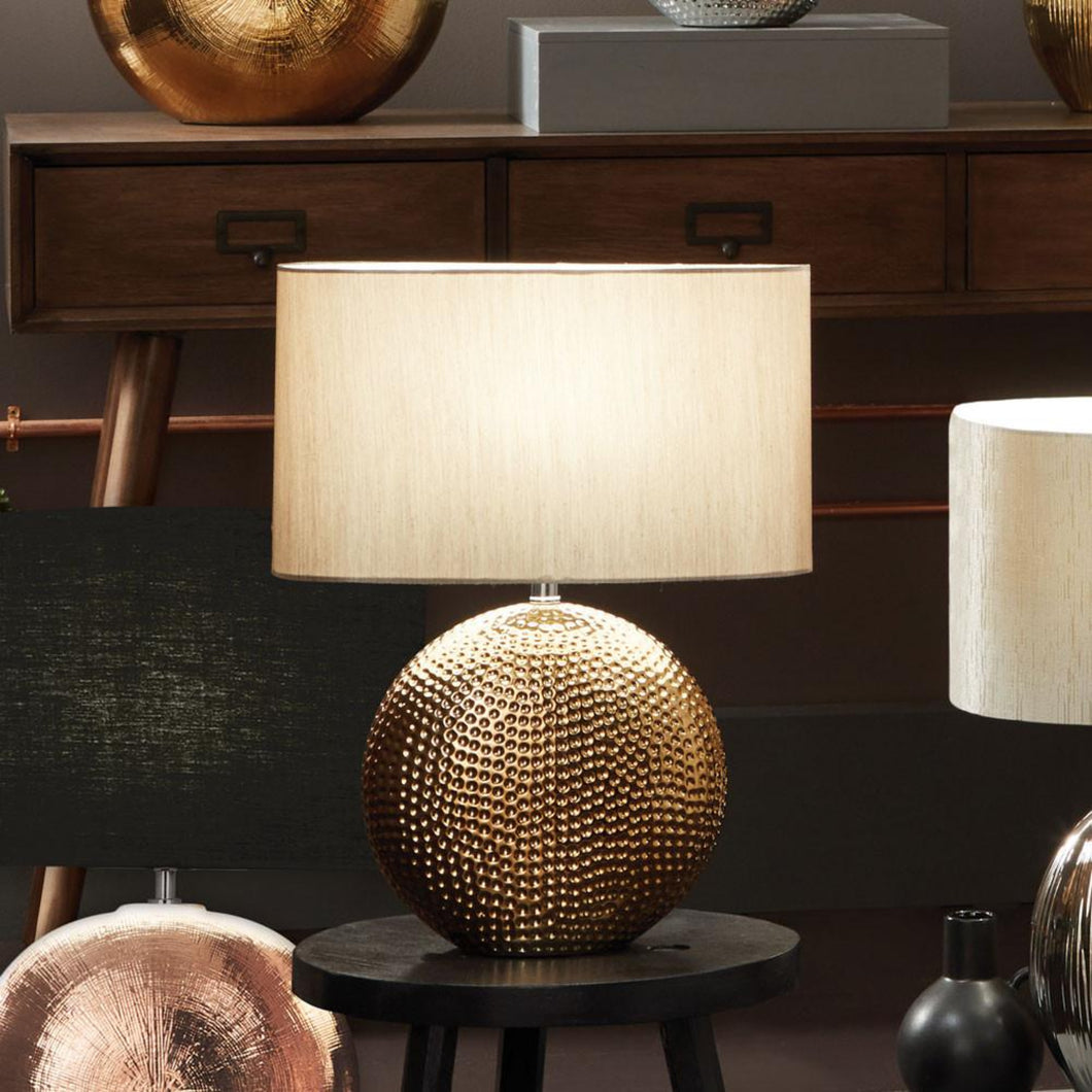 Bronze Dot Textured Lamp