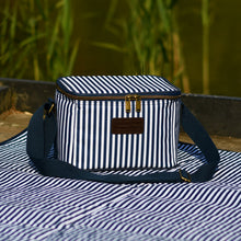 Load image into Gallery viewer, Personal Cool Bag Blue Stripe
