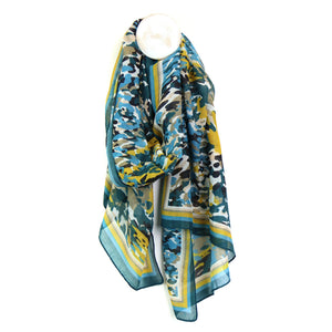 Blue/Yellow Spots Scarf
