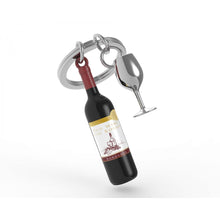 Load image into Gallery viewer, Wine Bottle Keyring
