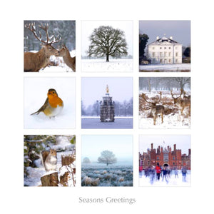 Winter Montage, London Borough of Richmond Greeting Card