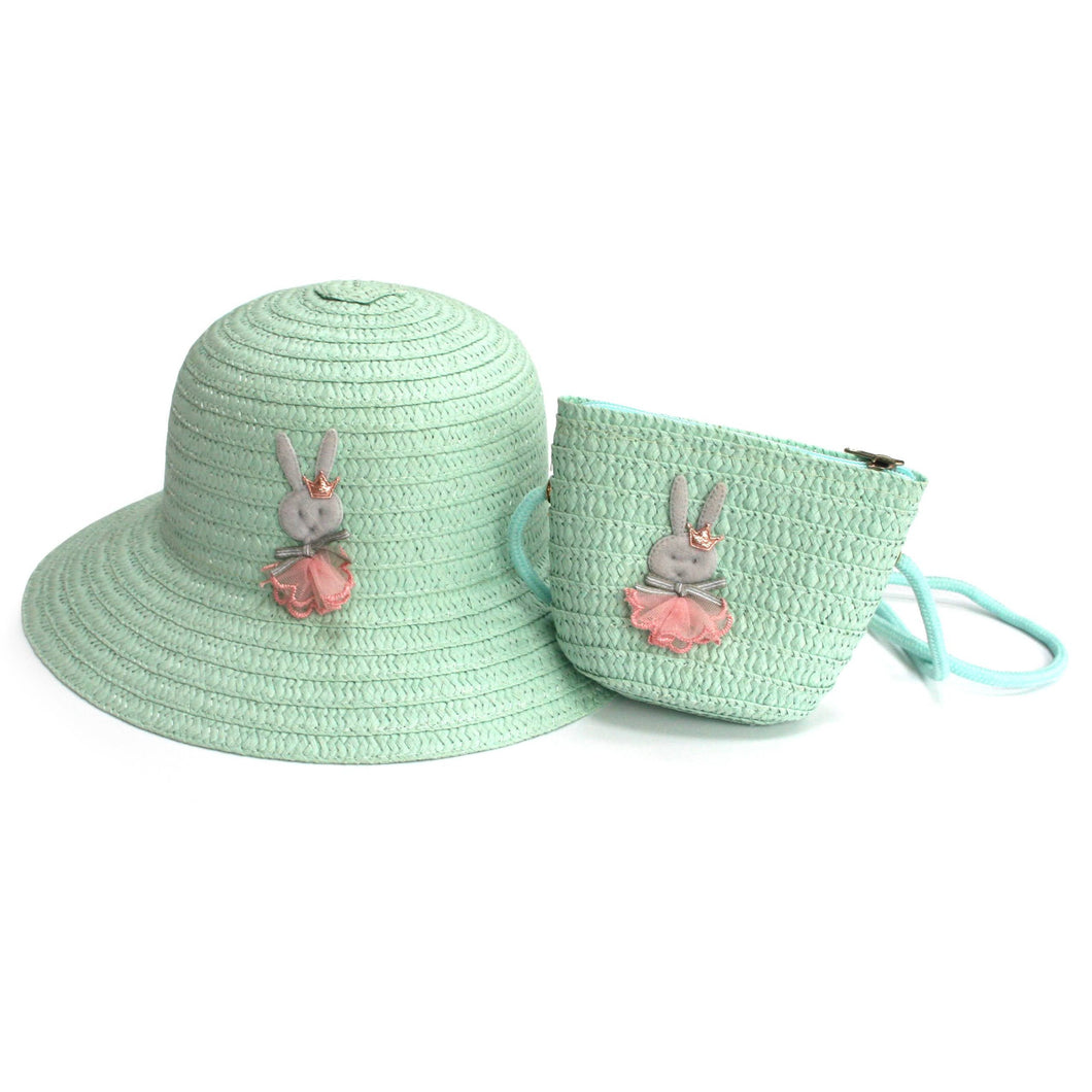 Children's Rabbit Hat and Matching Bag