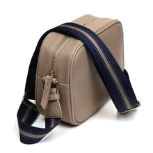 Load image into Gallery viewer, Camel Vegan Leather Camera Bag
