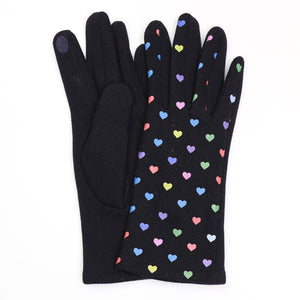 Dark Navy Cotton Mix Gloves