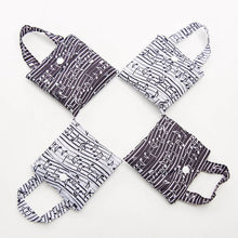 Load image into Gallery viewer, Music Notes Eco Foldable Shopping Bag - 2 Colours
