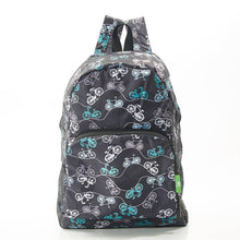 Load image into Gallery viewer, Black Bike Foldable Backpack
