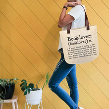Load image into Gallery viewer, Book Lover Cotton Bag
