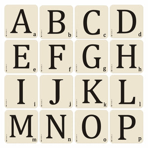 Alphabet Coaster - B