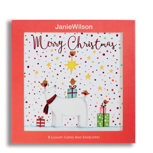 Polar Bear with Gifts Christmas Cards