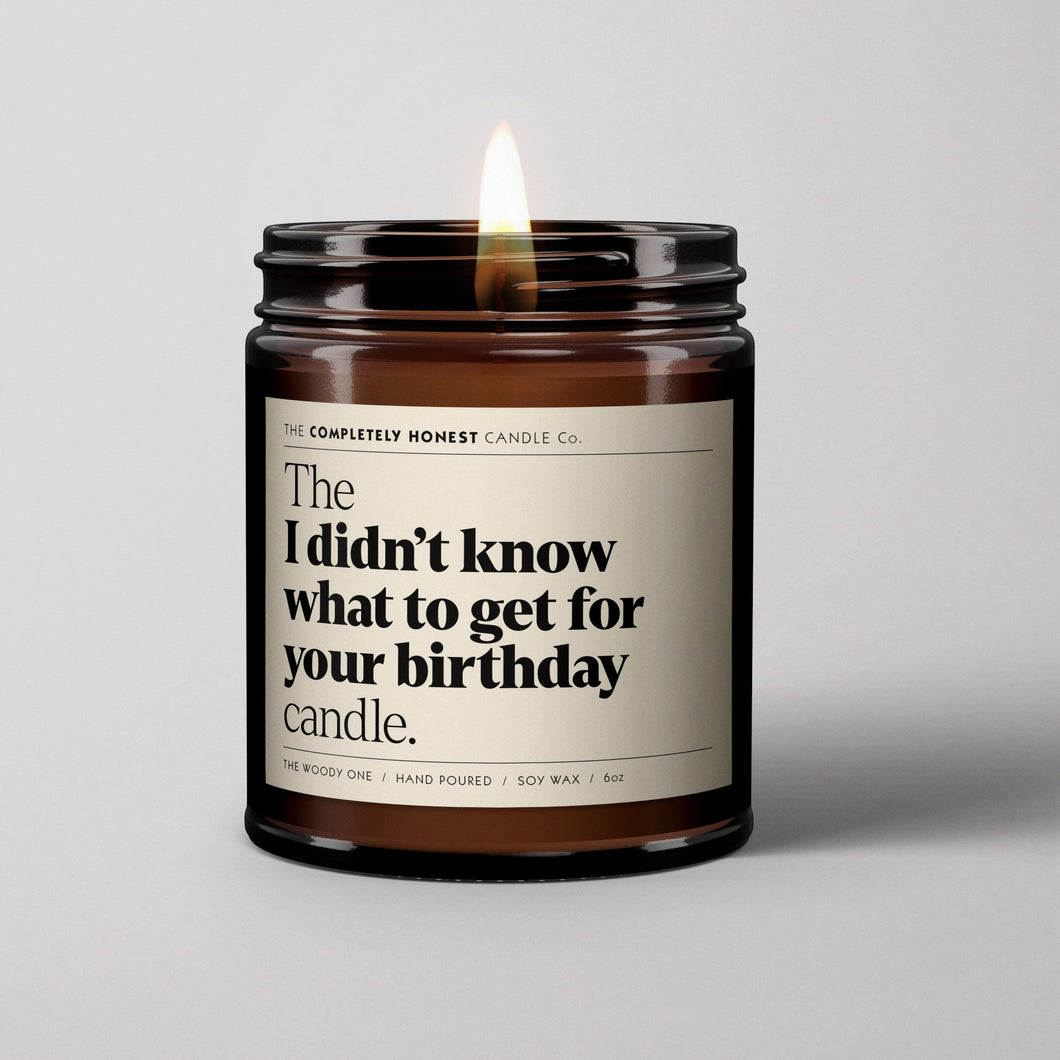 I Didn't Know What To Get - Candle