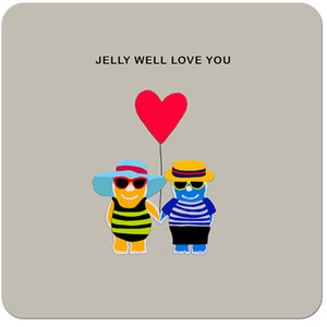 Jelly Well Love You - Coaster