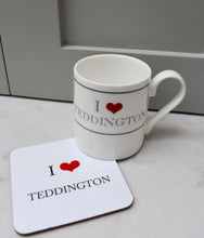 Load image into Gallery viewer, I Heart Teddington Coaster
