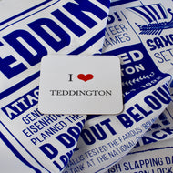 I Heart Teddington Coaster
