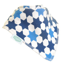 Load image into Gallery viewer, Moroccan Blue Stars Dribble Bib
