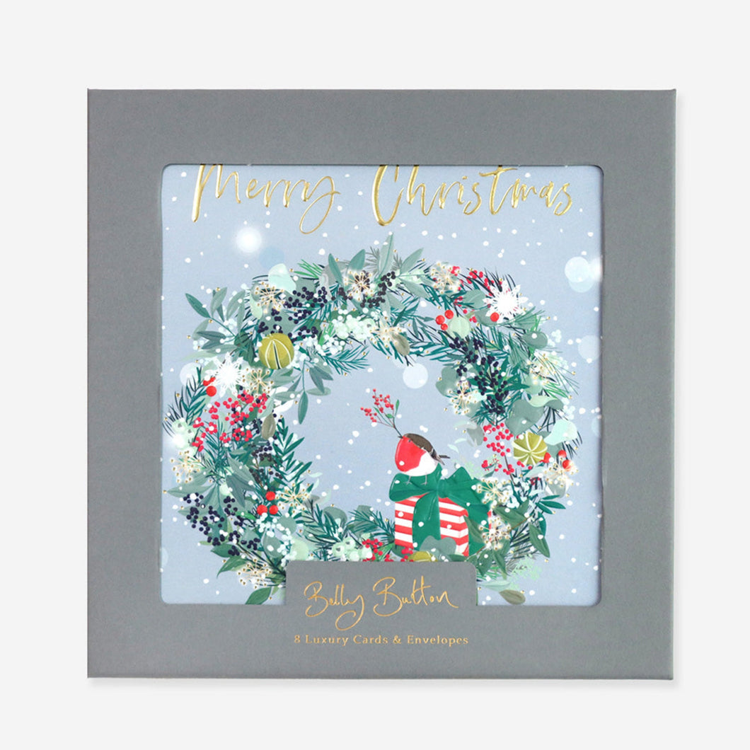 Luxury Boxed Card Festive Wreath