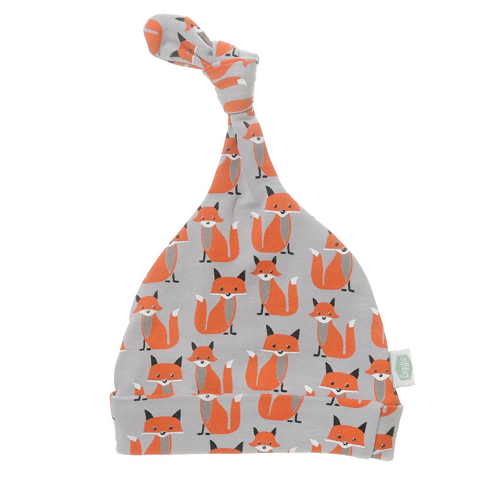 Foxes Baby Knotted Hat