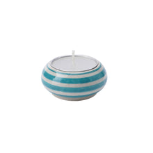 Load image into Gallery viewer, Ceramic Striped Tealight Holder
