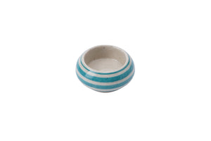 Ceramic Striped Tealight Holder